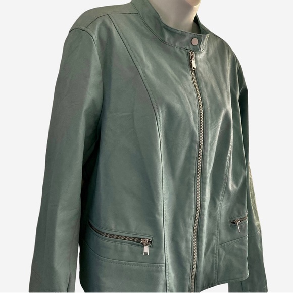 Faux Leather Jacket - Picture 3 of 8